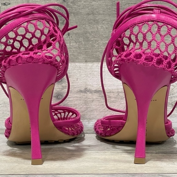 BOTTEGA VENETA Stretch Ankle Strap Sandals - Hollyhock pink - Sz - 11 US / 41 EU - Picture 9 of 15
